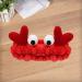 HAICN 2Pieces Crab Plush Headband Red Facial Makeup Head Wraps Cartoon Elastic Head Band Creative Hair Accessories for Women Girls Party Favors - Buy Online on GoSupps.com