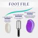 Callus Remover Foot Scrubber | Dead Skin Heel Scraper Pedicure Tool | Purple Foot SPA for Men and Women - Buy Online on GoSupps.com