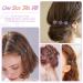 URBANITE Sparkling Crystal Stone Braided Hair Clips - 8PCS Rhinestone Hairpins for Women and Girls - Buy Online on GoSupps.com