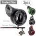 3-Piece Fishing Rod Protective Cover Braided Network for Fly Spinning & Casting Rods | Durable International Shipping - Buy Online on GoSupps.com