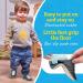 Soft Sole Leather Toddler Shoes for Baby Girl Boy 2-3 Years - Grey Baby Walking Trainers - Buy Online on GoSupps.com