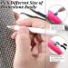Rhinestone Picker Pencil for Nail Art - 3.35 Gem Pickup Pen with Sharpener & Tweezer - 14Pcs Pack - Buy Online on GoSupps.com