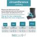 Bonmedico Non-Slip Ankle Bandage for Men & Women - Supportive Achilles Tendon Wrap - Gray Unisex Medium - Perfect Wellness Gift - Buy Online on GoSupps.com