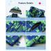Pursky Boys Waterproof Ski Jacket - Kids Winter Snow Coat Parka 8-9 Years Green Printed - Buy Online on GoSupps.com