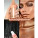 Body Glitter Highlighter Powder Stick Polvo De Hadas Face Body Shimmer Sparkle Loose Highlight Powder High Gloss Fairy Glitter Christmas Makeup for Hair Face Body Cosmetic with Bright Luster -01#Gold - Buy Online on GoSupps.com