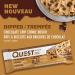 Quest Nutrition Dipped Chocolate Chip Cookie Dough Protein Bar High Protein High Fibre Low Sugar Low Carb Keto Friendly 21g Protein 1g Sugar 12ct - Buy Online on GoSupps.com