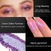 Single Cream Palette de fards paupi res chatoyants violet m tallis haute pigmentation longue dur e pour le maquillage des yeux avec un minimum de chute et une texture miscible mini - Buy Online on GoSupps.com