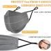 Washable Reusable 4 Ply Cloth Face Mask with Nose Wire & Adjustable Ear Loop, 8 Count - Men Women Teens - Breathable - Color-1 - Buy Online on GoSupps.com