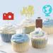 Cyodoos 24 PCS Travel Bon Voyage Airplane Cupcake Toppers Airplane Suitcase map Cake Topper Picks for World Awaits Travel Themed Party Birthday Party Baby Shower Wedding Party Decorations - Buy Online on GoSupps.com