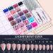 FANDAMEI Press on Nails - 576PCS Almond Shape 24 Stunning Colors Matte & Glossy Glitter & French Tip Designs for Gorgeous Nail Art - Buy Online on GoSupps.com