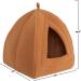 PETMAKER Igloo Pet Bed - Cozy Enclosed Tent for Cats & Small Pets | Removable Cushion - Buy Online on GoSupps.com