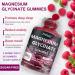 Magnesium Glycinate Gummies 400mg Chewable Sugar Free Magnesium Supplement with Magnesium Glycinate Magnesium Malate and Protein for Sleep Relaxation Brain & Muscle - Vegan (60 Count Raspberry) Raspberry 60 Count (Pack  - Buy Online on GoSupps.com