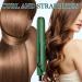 Portable Mini Curling Iron & Hair Straightener - Dual-Purpose Travel Tool for All Hair Types - Green - Buy Online on GoSupps.com