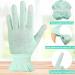 Moisturizing Cotton Gloves for Dry Hands - Overnight Eczema Gloves with Touchscreen Fingertips - Nighttime Lotion Gloves for Sleeping SPA Beauty - Green, M (1 Pair) - Buy Online on GoSupps.com