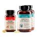NatureWise 1 Super Vitamin B Complex + Vitamin C - Vegan Non-GMO - 60 Tablets 60-Day Supply + (Pack of 2) Omega 3 Fish Oil 1000mg + Vitamin E - Wild-Caught - 60 Softgels 30-Day Supply