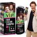 VIP 5 in 1 Hair Colour Shampoo base Hair Color Shampoo Brown 180ml Brown