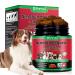 Bladder and kidney support for dogs urinary tract treatment and supplement to the bladder control soft causnacks with cranberry D-mannose natural immune system-booster-pecing-tasting 30 pieces red