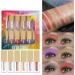12-Color Pearlescent Liquid Eye Shadow Set European and American Nightclub Burst Eye Shadow Liquid 1 count (Pack of 1) - Buy Online on GoSupps.com
