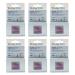 Protectrohr - earplugs aqua 6 packs of 1 pair of earplugs reusable silicone plugs ideal for swimming showing water sports surfing hearing protection against noise extra soft purple 6 -person pack - 6 pairs