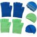 minkissy 2 Pairs Gel Gloves Half Finger Glove Overnight Gloves for Dry Moisturizing Sleeping Gloves Grooming Glove Spa Gloves Moisturizing Gloves Leather Gloves Miss Hand Knitting 16X13X1CM - Buy Online on GoSupps.com