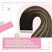 Youngsee Tape Extensions | Real Hair Balayage Tape In Extensions - 50cm 20pcs 50g - Remy Smooth Black/Brown/Blonde Hair - Buy Online on GoSupps.com