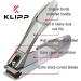 KLIPP Heavy Duty Stainless Steel Nail Clippers with Catcher - Fingernail and Toe Nail Cutter with Surgical Blades and Nail File - Ergonomic Handle for Thick Nails - Buy Online on GoSupps.com