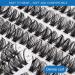 Bransfy 280pcs DIY False Eyelash Extension Clusters D Curl Long Individual Faux Mink Lashes 12-18mm Mix 40D - Buy Online on GoSupps.com