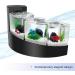 Aqueon Betta Falls Aquarium Kit with QuietFlow Filter - 3 Section Fish Tank - Buy Online on GoSupps.com