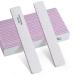 TsMADDTs Nail File 20PCS 80/80 Grit Nail Files Double Sided Emery Boards for Natural Acrylic Gel Nails Professional Rectangular Nail File Manicure Tools Reusable&Washable