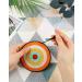 Pllieay 30 Pieces 7 Count Circle Plastic Mesh Canvas Sheets for Embroidery with Sewing Needles - Ideal for Acrylic Yarn Crafting and Knit Projects (4.5 inch/11.5cm) - Buy Online on GoSupps.com