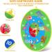 Double Sided Dart Board 29 inch with 12 Sticky Balls - Indoor/Outdoor Target Game for Kids - Party Games for Boys and Girls Ages 3-12 - Buy Online on GoSupps.com