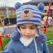 KAKU NANU Toddler Winter Hat with Double Pom Pom | Earflap Beanie for Boys and Girls 2-4 Years | Fleece Lined | Blue-Grey - Buy Online on GoSupps.com