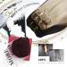 Moresoo 100g Wine Red Human Hair Weft Extensions 14 Inch #99J - Pack of 1 | Real Human Hair Weft - Buy Online on GoSupps.com