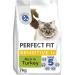 Perfect Fit Sensitive Adult 1+ Complete Dry Cat Food for Adult Cats Aged 1+ Years Rich in Turkey 1 Bag (7 kg) Adult Sensitive Turkey 7 kg (Pack of 1)
