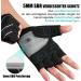 Atercel Bicycle Gloves for Men & Women - 5mm SBR Padding Shock-Damping MTB Gloves - Durable Comfortable Sports Gear - Black - Buy Online on GoSupps.com