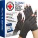 Doctor Developed Compression Gloves for Arthritis & Doctor Written Handbook/Fingerless Arthritis Gloves for Women & Men Hand Support for Arthritis Pain Relief & Carpal Tunnel (Grey XL) XL- 1 Pair