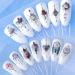 40 Sheets Holographic Nail Art Stickers - Flower, Butterfly, Leaf Designs - Nail Water Transfer Decals for Women - DIY Acrylic Nails Decorations Set - Buy Online on GoSupps.com