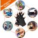 Sibba UV Gloves for Nail Art - Fingerless Moisturizing Hand Protector for Gel Polish Manicure, Anti-Sun Women (Black) - Buy Online on GoSupps.com