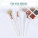 VOCOSTE 3pcs Makeup Brush Set - Face Concealer Eyeshadow Smudger & Highlighter Brushes | Premium Quality with Wooden Handles - Perfect for Flawless Makeup Application - Buy Online on GoSupps.com