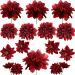 OrgMemory Silk Flowers Combo Box - Burgundy Dahlias Bouquet for DIY Floral Arrangements, Wedding, Home Decor - Buy Online on GoSupps.com