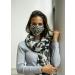 CODELLO Women's Cotton Mouth Nose Mask - Beige Paisley Pattern - 1 Piece | International Shipping Available - Buy Online on GoSupps.com