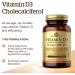 Solgar Vitamin D3 55 mcg (2200 IU) - 100 Vegetable Capsules for Immune & Bone Health - Buy Online on GoSupps.com