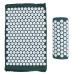 Massage Pillow Cushion Set for Blood Circulation - Removable Elastic Sponge Acupressure Pad - Dark Green - Ideal for Home & Beauty Salon - Buy Online on GoSupps.com