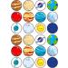 24 Space Theme #3 Edible Cupcake Toppers - Stand Up Disc Wafer Cake Decorations - Buy Online on GoSupps.com