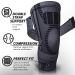 PURE SUPPORT Knee Brace Sleeve with Strap Compression - Meniscus Tear, Arthritis Pain - Running, Football, Crossfit - Women, Men S Black - Buy Online on GoSupps.com
