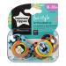 Tommee Tippee Fun Style Pacifiers Symmetrical Design BPA-Free Silicone Binkies 18-36m 2 Count Colors and Designs Vary - Buy Online on GoSupps.com