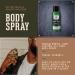 18.21 Man Made Men s Spirits Spritzer 3.4 oz. - Long-Lasting All Over Body Spray with Masculine Aromatics - Gifts for Him Spiced Vanilla - Buy Online on GoSupps.com