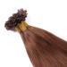 Keratin Bonding #6 Brown 70cm 50 Strands 1g - 100% Remy Real Hair U-Tip Extensions by Novon Hair Extensions - Premium Quality - Buy Online on GoSupps.com