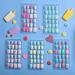 120-Piece Kids Fake Nails Set | Cute Full Cover Short False Fingernails for Girls | Children's Artificial Nail Tips for Decoration - Lovely Pattern - Buy Online on GoSupps.com