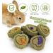 Episkey Bunny Chew Toys Small Animal Treats Natural Timothy Grass Chew Toys Grass Cake&Grass Ball Pet Snacks Molar Teeth Grinding Toy Chewing for Chinchillas Pig Dwarf Rabbit Gerbils H01 - Buy Online on GoSupps.com